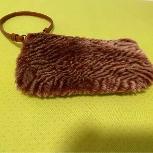 PATRICIA NASH ITALIAN LEATHER SHERPA WRISTLET!!